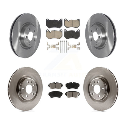 Brake Rotor And Ceramic Pad Front Rear Kit For 2018 Audi Q5 With Brembo Calipers