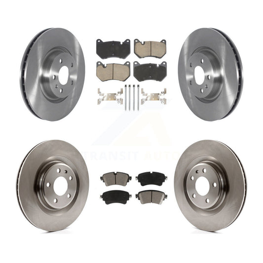 Brake Rotor And Ceramic Pad Front Rear Kit For 2018 Audi Q5 With Brembo Calipers