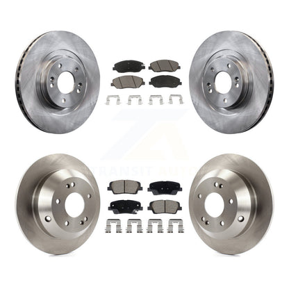 Brake Rotors & Ceramic Pad Front Rear Kit For 2013-2016 Hyundai Santa Fe XL 3.3L