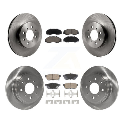 Disc Brake Rotor And Ceramic Pad Front Rear Kit For 1992-1993 Acura Integra GS-R