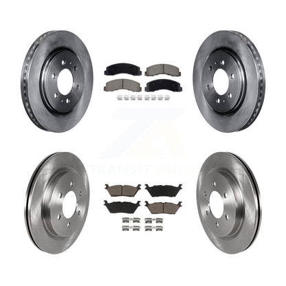 Disc Brake Rotors & Ceramic Pad Front Rear Kit For Ford F-150 Expedition Lincoln