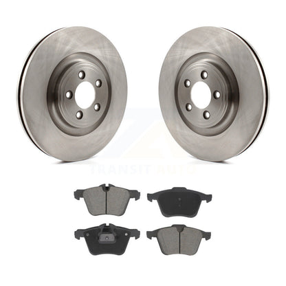 Disc Brake Rotors And Ceramic Pads Front Kit For Jaguar XF XJ XKR XK Super V8