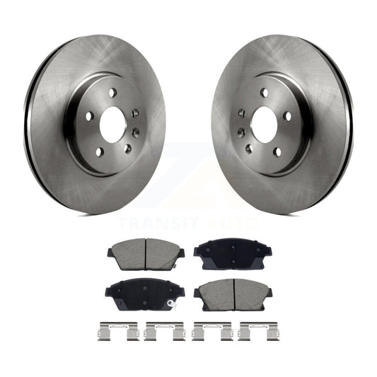 Disc Brake Rotor Ceramic Pad Front Kit For 2013-2017 Chevrolet Trax Buick Encore