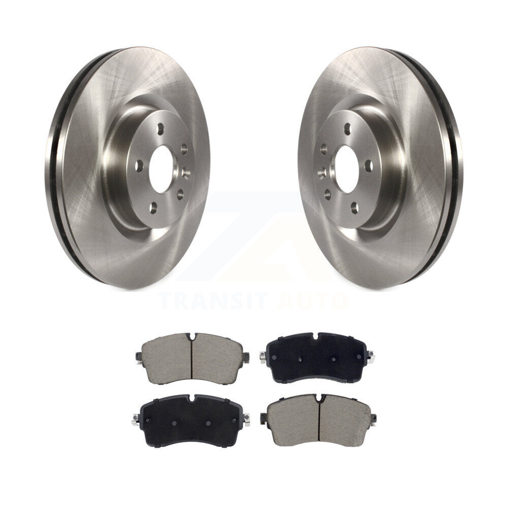 Disc Brake Rotors And Ceramic Pads Front Kit For Jaguar E-Pace