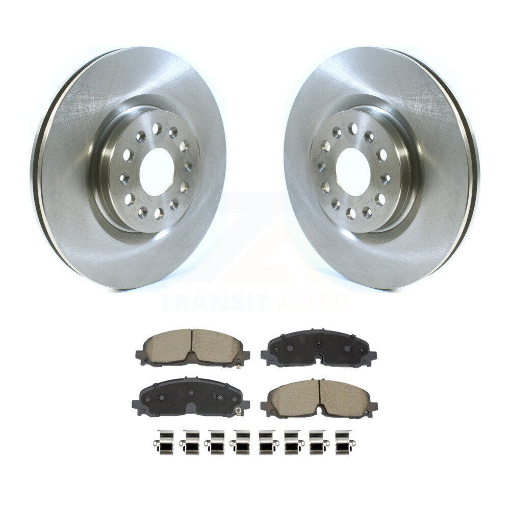 Disc Brake Rotor & Ceramic Pad Front Kit For 2021 Cadillac XT5 Buick Enclave XT6