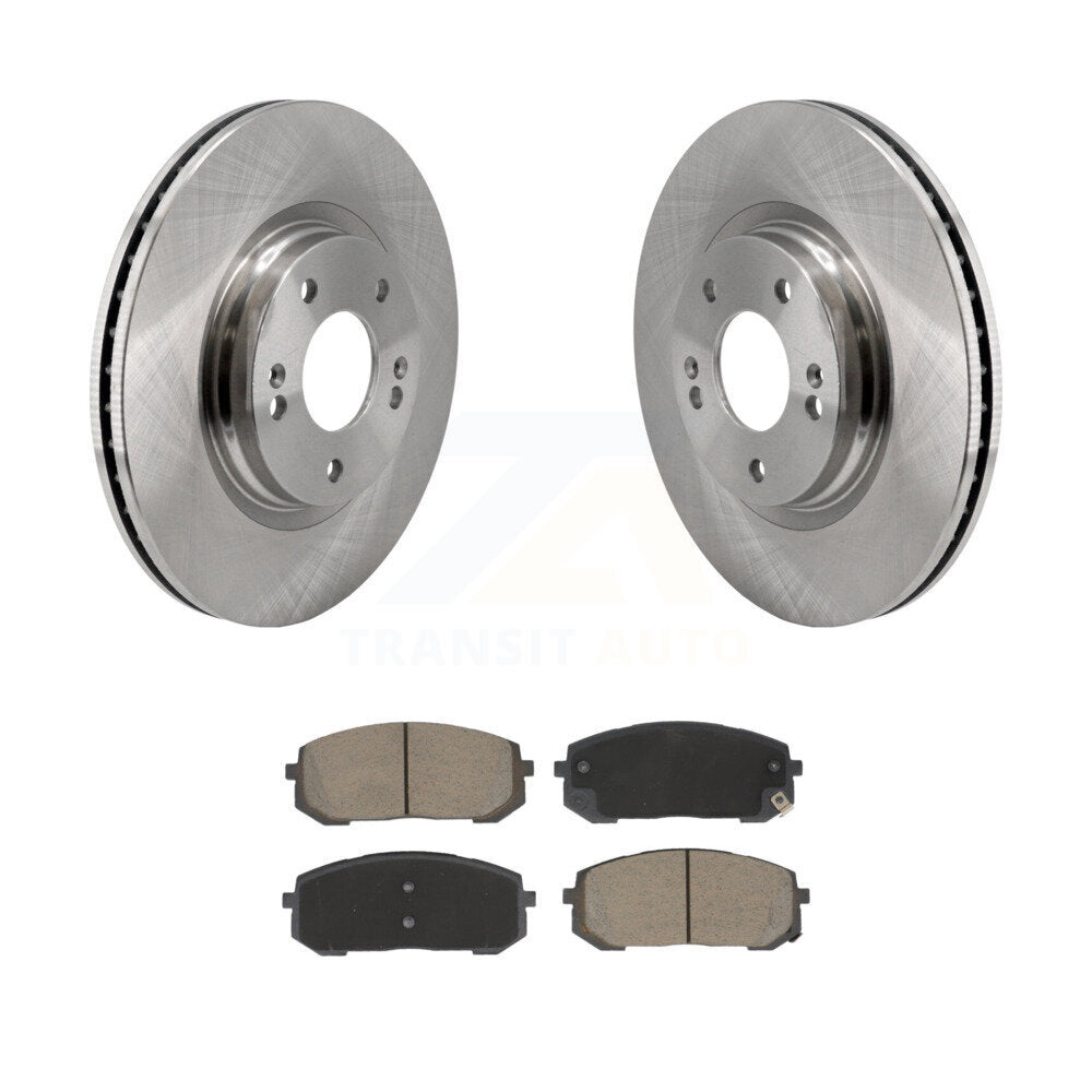 Disc Brake Rotor Ceramic Pad Front Kit For Hyundai Elantra Sonata Kia Niro EV K5