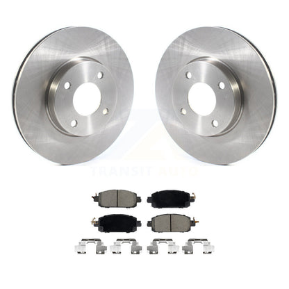 Disc Brake Rotors And Ceramic Pads Front Kit For 2024 Nissan Sentra S SV SR