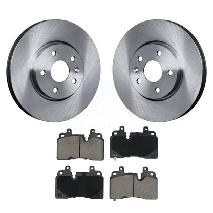 Disc Brake Rotors And Ceramic Pads Front Kit For Chevrolet Corvette