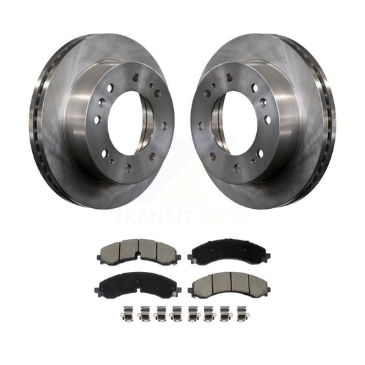 Brake Rotor And Ceramic Pad Front Kit For GMC Chevrolet Sierra 2500 HD Silverado