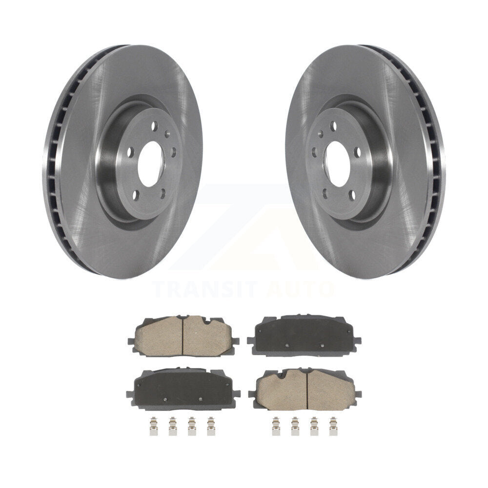 Disc Brake Rotors And Ceramic Pads Front Kit For Audi Q7 SQ5 S5 S4 Sportback