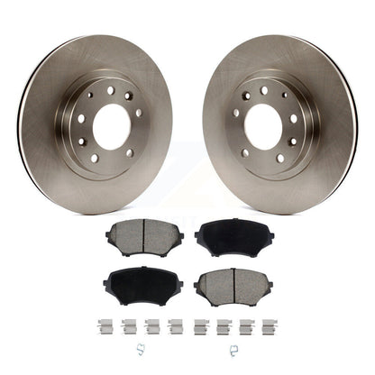 Disc Brake Rotors And Ceramic Pads Front Kit For 2006-2015 Mazda MX-5 Miata