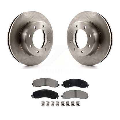 Disc Brake Rotors And Ceramic Pads Front Kit For Ram 2500 3500