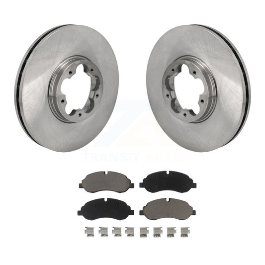 Brake Rotor & Ceramic Pad Front Kit For Ford Transit-250 Transit-150 Transit-350