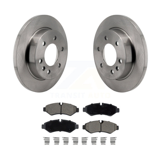 Brake Rotors Ceramic Pad Rear Kit For Mercedes-Benz Sprinter 2500 3500 4500 1500