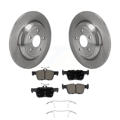 Brake Rotors & Ceramic Pad Rear Kit For Ford Escape Bronco Sport Lincoln Corsair