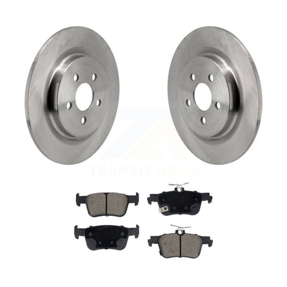 Disc Brake Rotors And Ceramic Pads Rear Kit For 2021-2023 Ford Mustang Mach-E