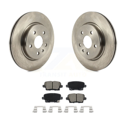 Disc Brake Rotors And Ceramic Pads Rear Kit For Cadillac XT4 Buick Envision
