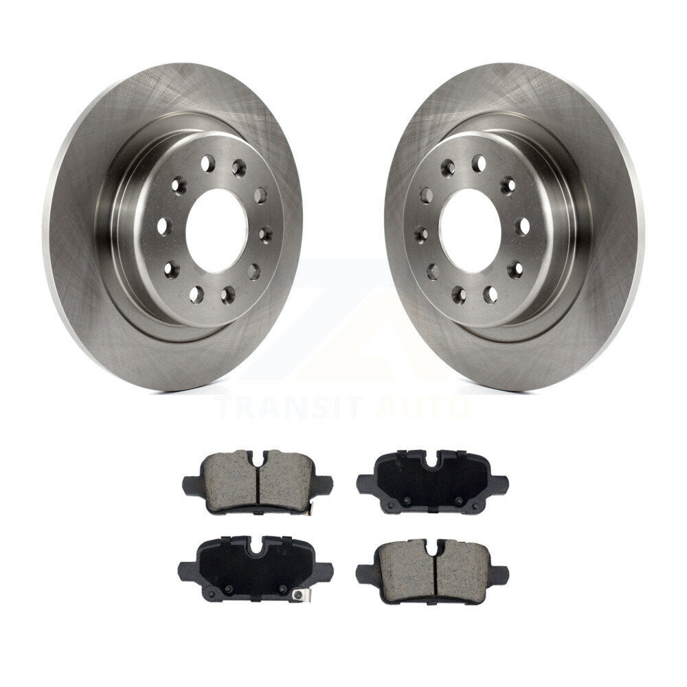 Disc Brake Rotor & Ceramic Pad Rear Kit For Chevrolet Equinox GMC Terrain Malibu