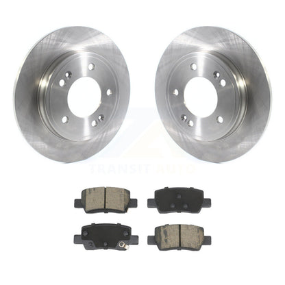 Brake Rotor Ceramic Pad Rear Kit For Hyundai Elantra With Electric Parking
