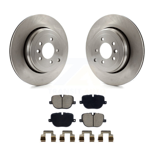 Brake Rotor & Ceramic Pad Rear Kit For 10-13 Land Rover Range Sport Supercharged