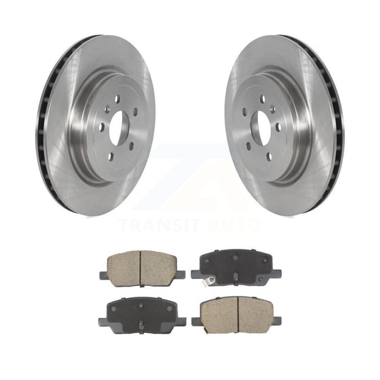 Brake Rotor & Ceramic Pad Rear Kit For Tesla X S With Single Piston Caliper