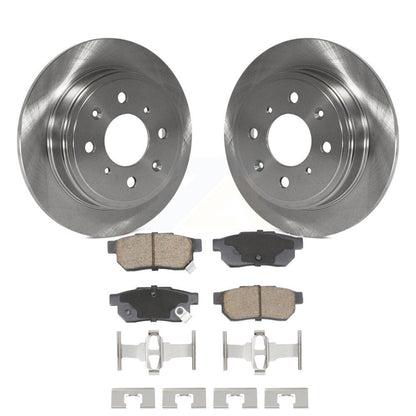 Brake Rotor & Ceramic Pad Rear Kit For Honda Civic Acura Integra del Sol Prelude