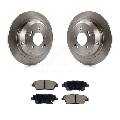 Disc Brake Rotors And Ceramic Pads Rear Kit For 2018-2020 Genesis G80 3.8L 5.0L