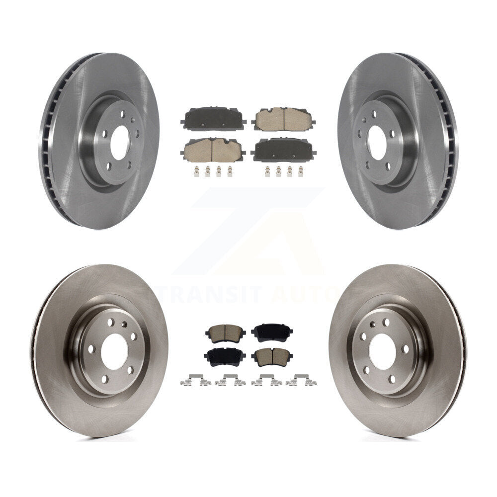 Disc Brake Rotors And Ceramic Pads Front Rear Kit For Audi S5 SQ5 Sportback S4