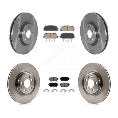 Disc Brake Rotors And Ceramic Pads Front Rear Kit For Audi S5 SQ5 Sportback S4