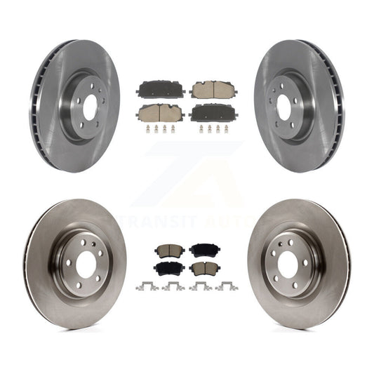 Disc Brake Rotors And Ceramic Pads Front Rear Kit For Audi S5 SQ5 Sportback S4