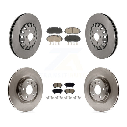 Disc Brake Rotor And Ceramic Pad Front Rear Kit For Audi A6 Quattro A7 Sportback