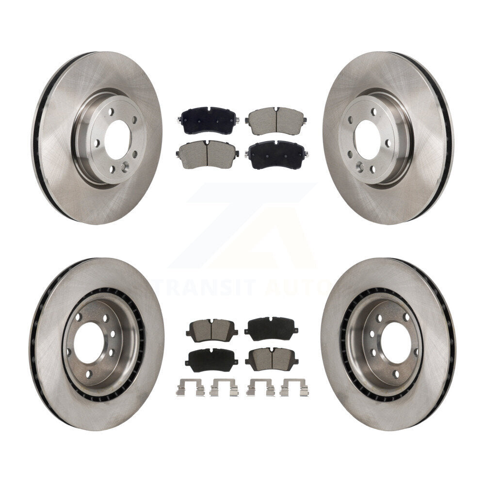 Disc Brake Rotors And Ceramic Pads Front Rear Kit For Land Rover Discovery Range