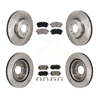 Disc Brake Rotors And Ceramic Pads Front Rear Kit For Land Rover Discovery Range