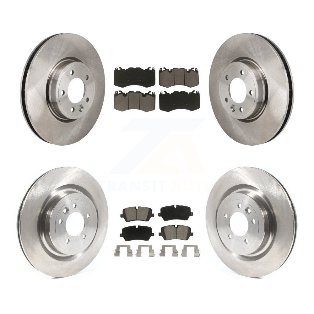 Disc Brake Rotors And Ceramic Pads Front Rear Kit For Land Rover Range Sport
