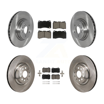 Disc Brake Rotors And Ceramic Pads Front Rear Kit For Tesla S