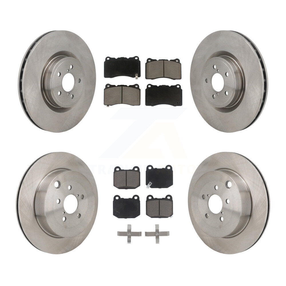 Disc Brake Rotors And Ceramic Pads Front Rear Kit For Subaru BRZ Toyota 86
