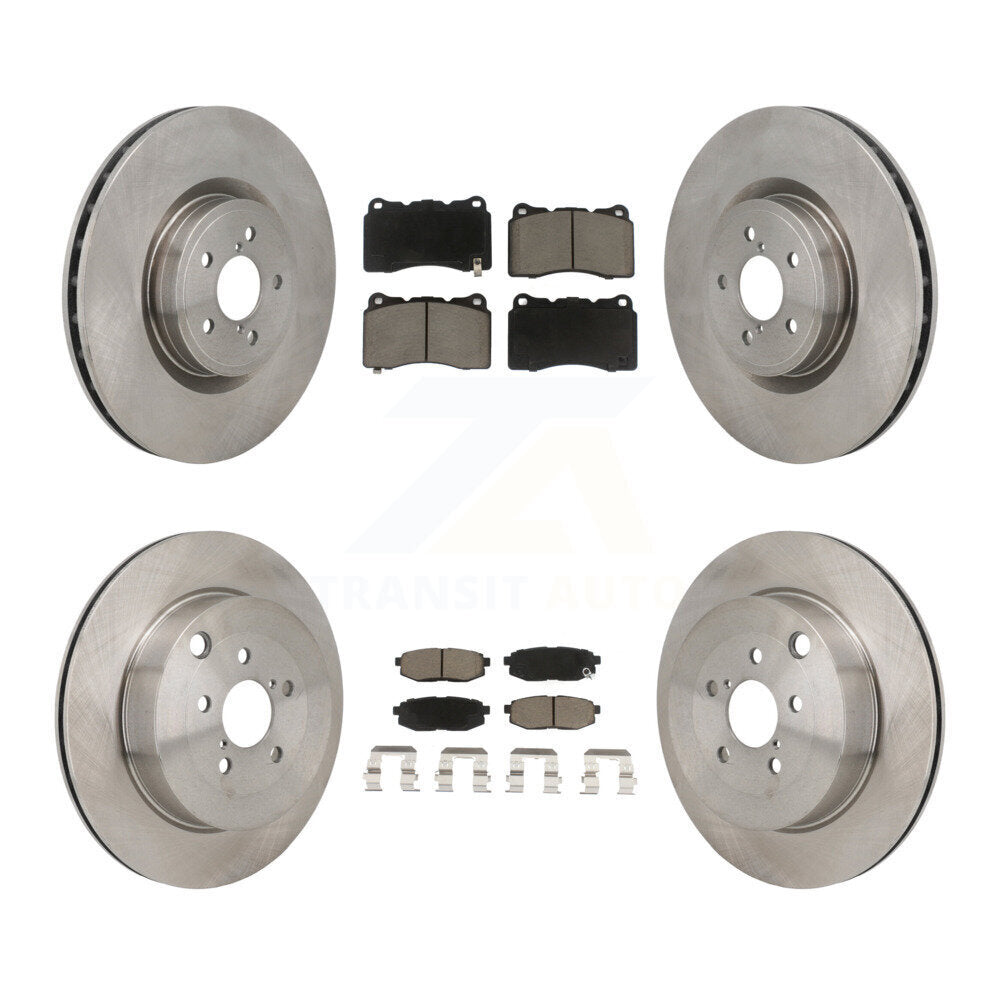 Brake Rotor Ceramic Pad Front Rear Kit For 17 Subaru BRZ Base With Brembo Brakes