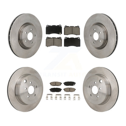 Brake Rotor Ceramic Pad Front Rear Kit For 17 Subaru BRZ Base With Brembo Brakes