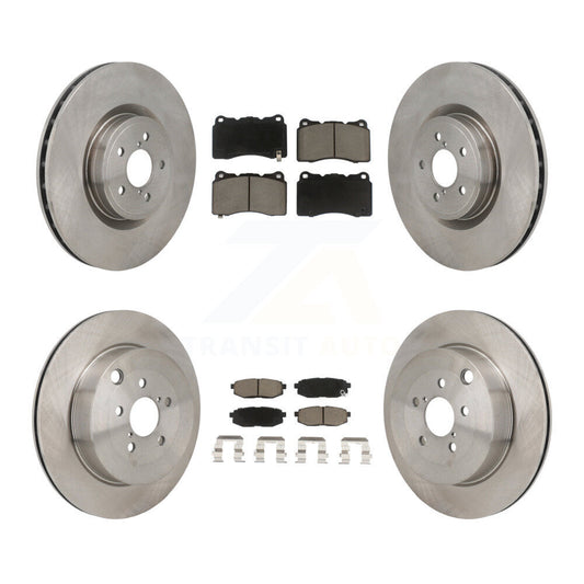 Brake Rotor Ceramic Pad Front Rear Kit For 17 Subaru BRZ Base With Brembo Brakes