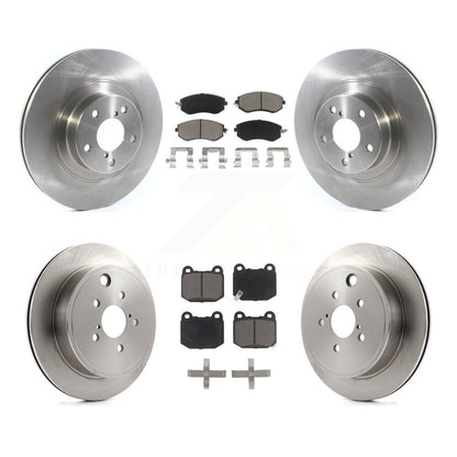 Brake Rotor Ceramic Pad Front Rear Kit For 2017 Subaru BRZ Without Brembo Brakes