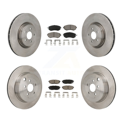 Brake Rotors Ceramic Pad Front Rear Kit For Toyota 86 Base GT With Brembo Brakes