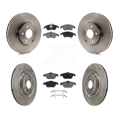 Disc Brake Rotors And Ceramic Pads Front Rear Kit For Mercedes-Benz E400