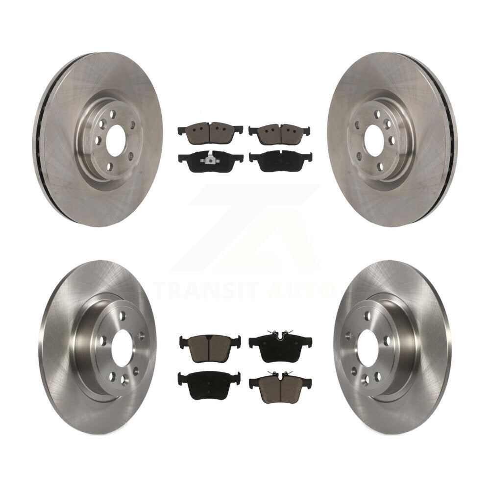 Brake Rotor And Ceramic Pad Front Rear Kit For Land Rover Discovery Sport Jaguar