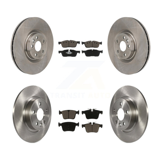 Brake Rotor And Ceramic Pad Front Rear Kit For Land Rover Discovery Sport Jaguar
