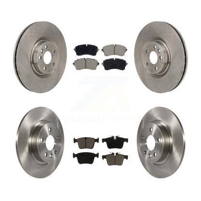 Disc Brake Rotors And Ceramic Pads Front Rear Kit For Jaguar E-Pace