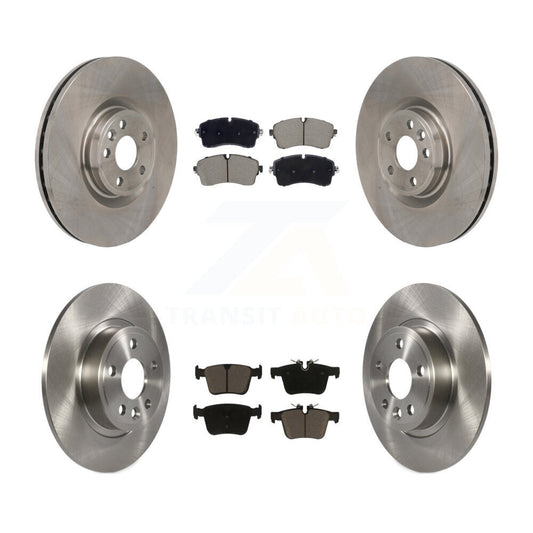 Disc Brake Rotors And Ceramic Pads Front Rear Kit For Jaguar E-Pace