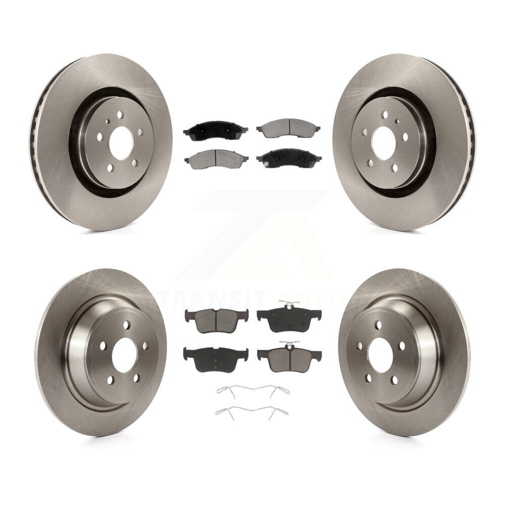 Disc Brake Rotors And Ceramic Pads Front Rear Kit For Lincoln Nautilus
