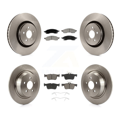 Disc Brake Rotors And Ceramic Pads Front Rear Kit For Lincoln Nautilus