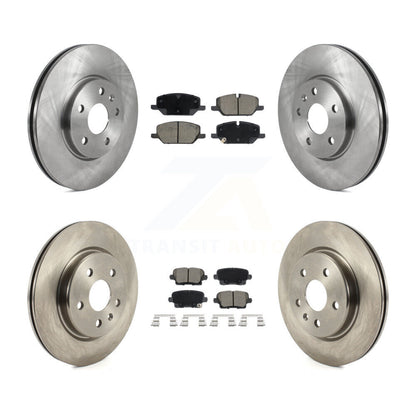 Disc Brake Rotors And Ceramic Pad Front Rear Kit For Buick Envision Cadillac XT4