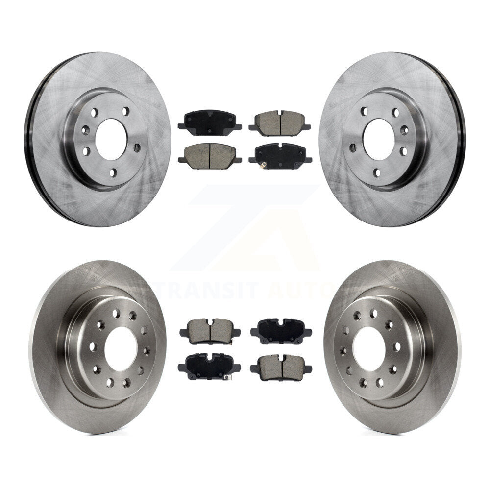 Disc Brake Rotors And Ceramic Pads Front Rear Kit For GMC Terrain